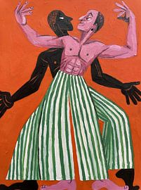 Vibrant Dancing Figures sur HUGO