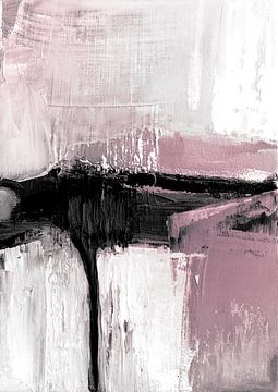 roze grijs abstract van Ela Szczepaniak