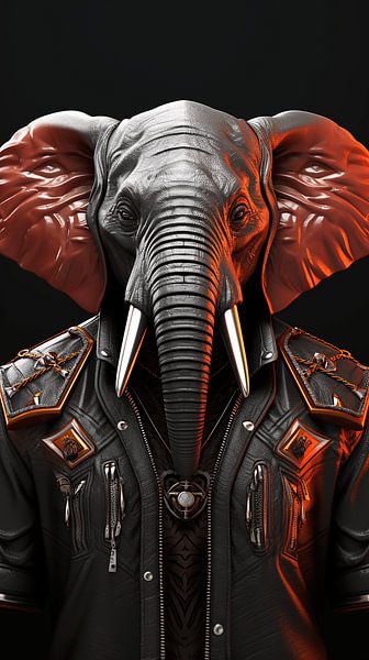Éléphant par Harry Herman