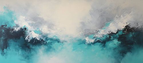 Turquoise Blanc | Turquoise Vague