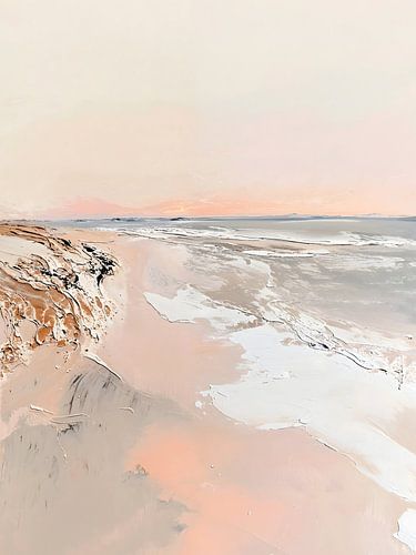 Pastel Coastal Painting