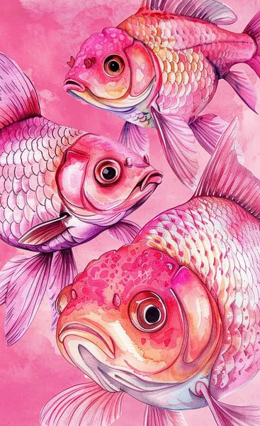 So Much Fish Going On by Marja van den Hurk