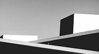 Modern architecture in black and white