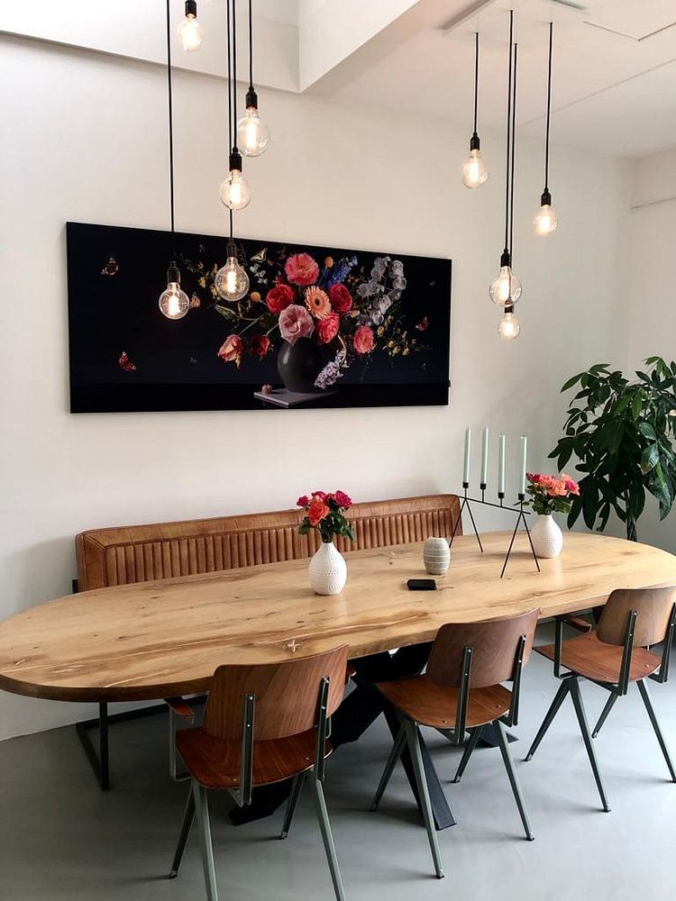 Panorama flower still life / flower painting by Fine Art Flower - Artist Sander van Laar