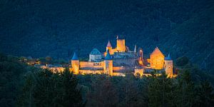 Panorama der Burg Bourscheid