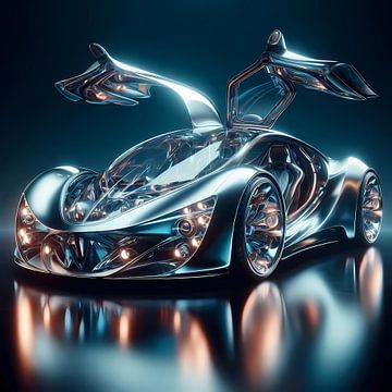 Car fantastic 1 by Tatjana Korneeva