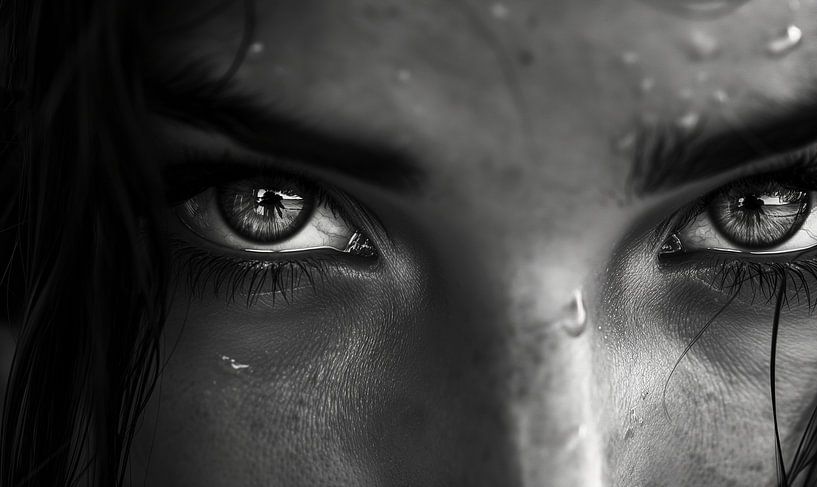 Determined in the rain by Bianca ter Riet