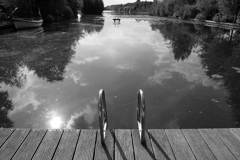 Onaangetast natuur zwemwater. von Frank de Ridder