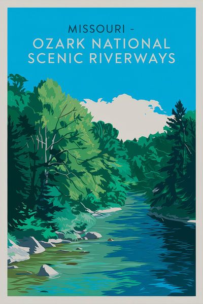 Missouri by Poster Art Shop