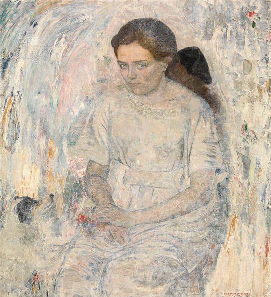 Adrienne, Gustave Van de Woestyne by Masterful Masters