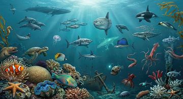 Leben in der Tiefe von Fine Art Studios