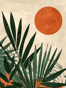 Le soleil et les feuilles