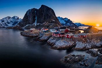 Henningsvær op de Lofoten