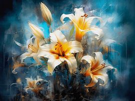 Witte lelies van Max Steinwald