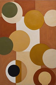 Geometrische cirkels in harmonieuze kleuren van Art & Soul Creations