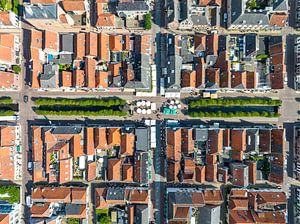 La vieille ville d'Elburg vue d'en haut sur Sjoerd van der Wal Photographie