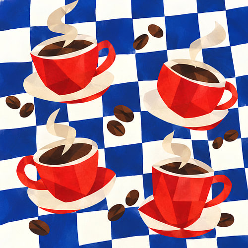 Verse koffie bij Checkers