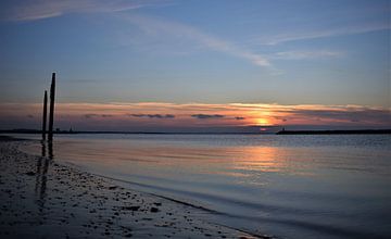 Coucher de soleil sur Jan Leendert jelier