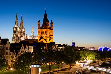 Cologne by night by ManfredFotos