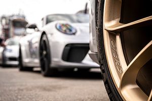 Roue Porsche GT3 RS sur Bas Fransen