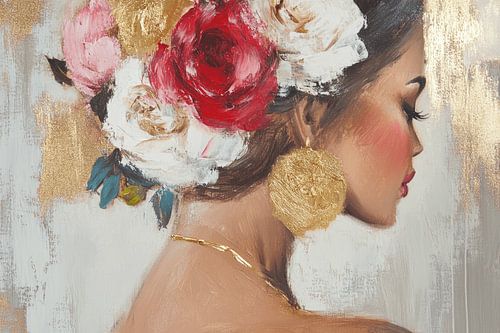 Modern and abstract portrait by Studio Allee