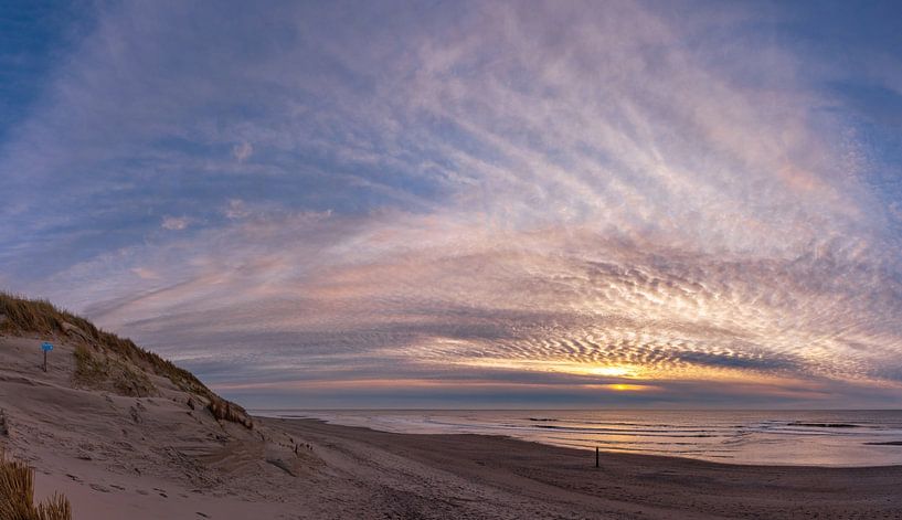 Texel Paal 9 sunset sunset xxl par Texel360Fotografie Richard Heerschap