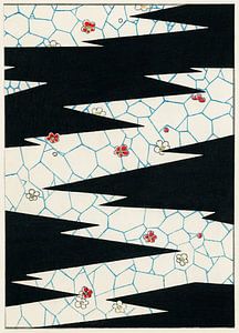 Flowers on a footpath illustration