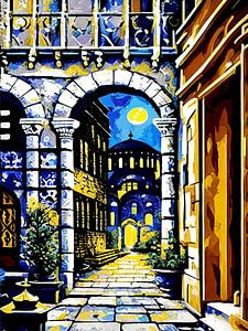 Die Straßen von Istanbul (Konstantinopel)