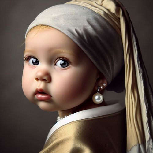 Baby mit der Perle