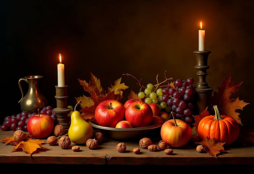 Nature morte d'automne dans un style magistral. par AVC Art Studio