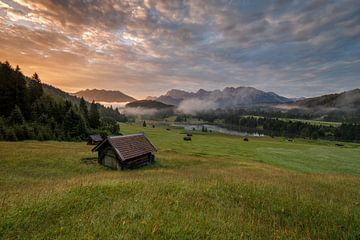 Sonnenuntergang am Geroldsee von Oliver Henze