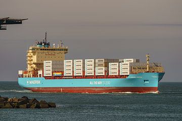 Umweltfreundliches Schiff von Maersk: Laura Maersk. von Jaap van den Berg