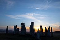 Standing Stones at sunset on the Scottish island of Lewis by Rob IJsselstein thumbnail