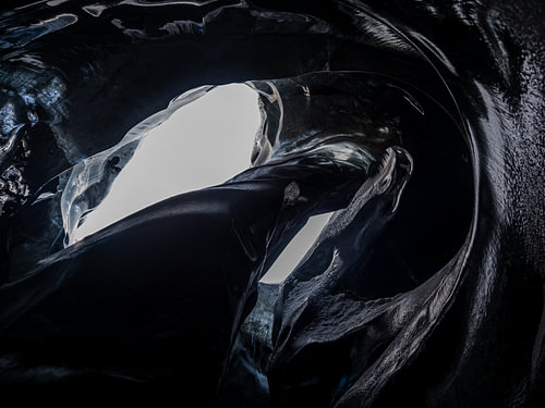 Inside the glacier
