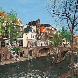 Utrecht, Nieuwegracht bij de Geertebrug van Wouter Bisschop