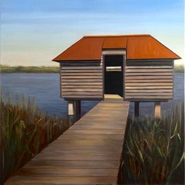 Aussichtshütte Ameland von Gabriela Vos