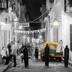 Nighttime in cuban street, Havanna by Eddie Meijer