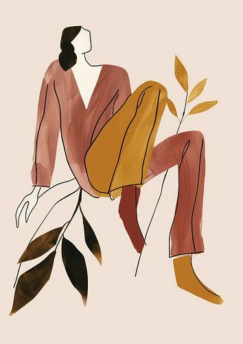 Moderne Illustration im böhmischen Stil