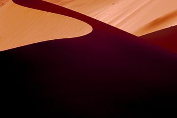 Sand dunes in Namibia by Theo van Woerden