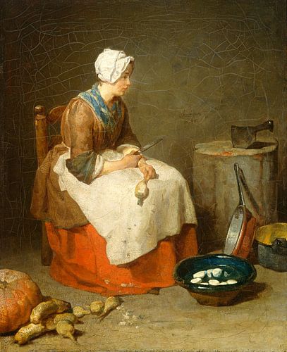 The Kitchen Maid, French, Jean Siméon Chardin