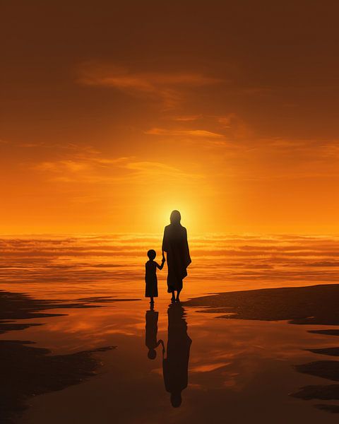 Romantisme à l'heure d'or par fernlichtsicht