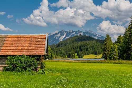 Prachtig merenlandschap bij Wagenbruchsee