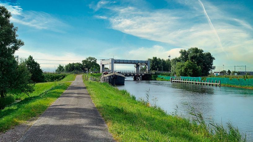 Pont levant ferroviaire Heerhugowaard par Digital Art Nederland