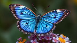 Papillon en pleine floraison