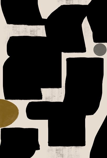 Abstrakte Kunst Nr. 1. von THE MIUUS STUDIO