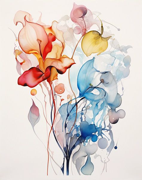 Melancholy of the flowers by Gabriela Rubtov