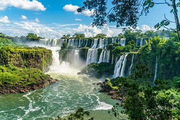 De beroemde Iguazu Watervallen in Zuid Amerika