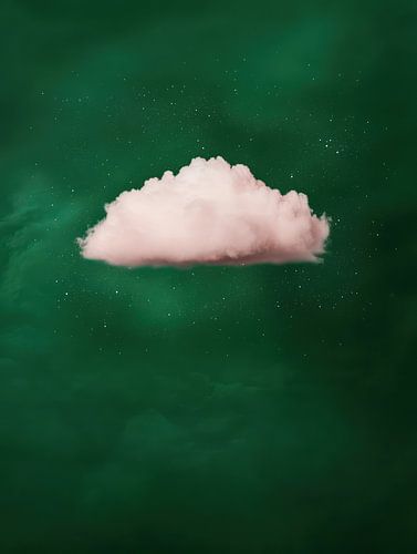 Pink Cloud in Green Sky