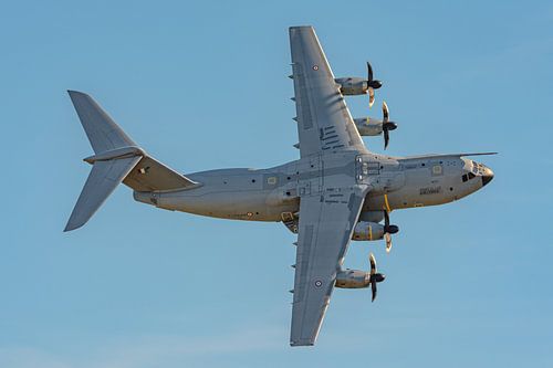 Franse Airbus A400M Tactical Display Team.