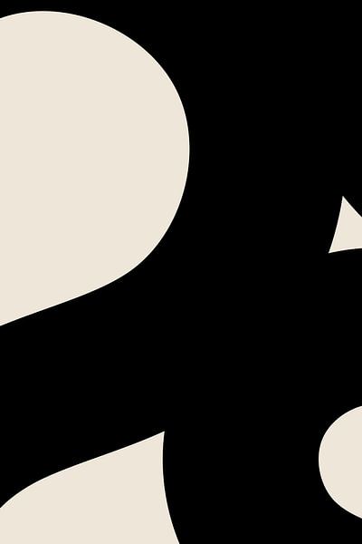 Black Waves. Basic Shapes in Modern Abstract I by Dina Dankers